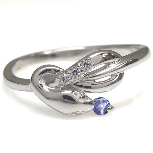 高評価続出！ ピンキーリング タンザナイト スネークリング K18 指輪 【UOI1067023246】(38384円)