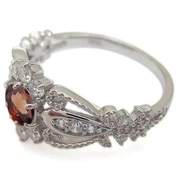 秋冬の主役◎ プラチナ 婚約指輪 大粒 ガーネット エンゲージ ミル打ちリング クリスマス ポイント消化 【S2887553720】(103874円)