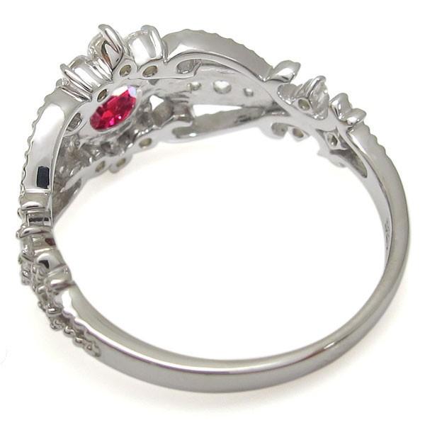 【ラスト1点】 アンティーク調 ルビーリング ミル打ち 指輪 K18 【RIZ2495592580】(89774円)