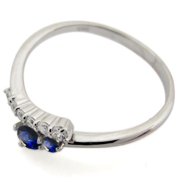 【希少】 シンプル 指輪 サファイア リング レディース プラチナ クリスマス ポイント消化 【Q1646233112】(59220円)