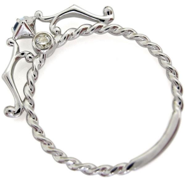 【新版】 プラチナ 3月誕生石 アローリング 指輪 弓矢 アクアマリンサンタマリア クリスマス ポイント消化 【NAN9592454630】(34507円)