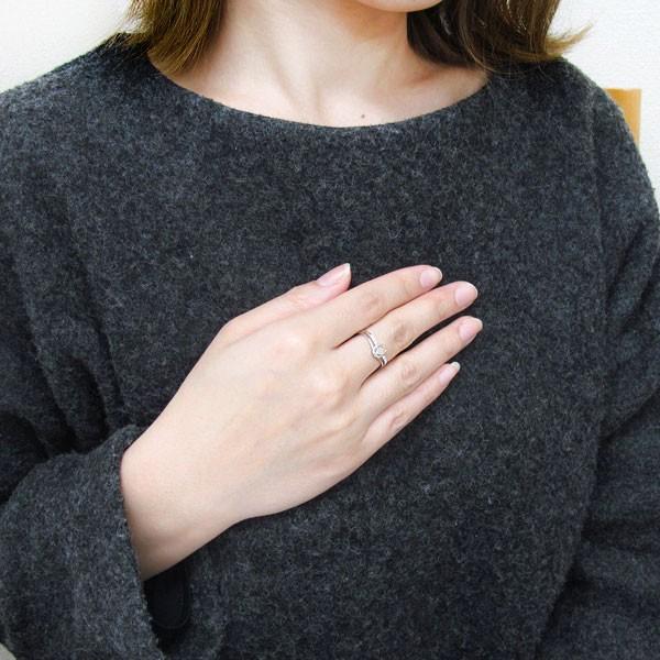 18金 オパールリング 馬蹄 ホースシュー レディースの画像
