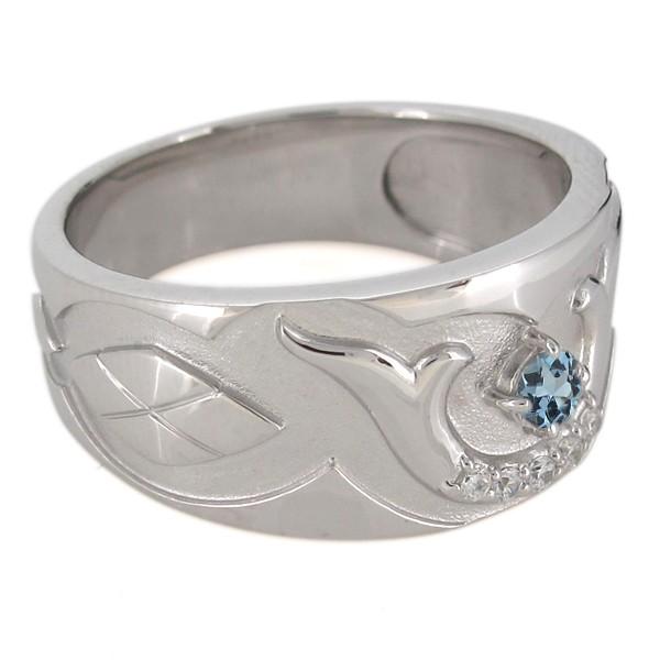 指輪 メンズ 武田信玄 家紋 シルバーリング アクアマリンサンタマリア 風林火山 約 指輪 アクアマリンサンタマリア