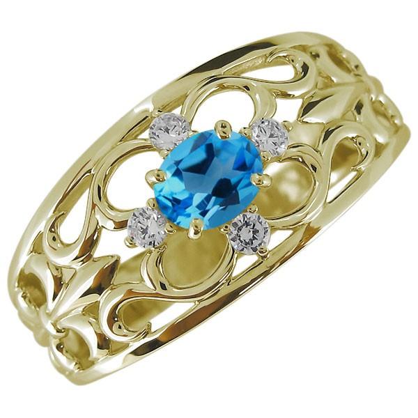 ファッションの 百合の紋章 指輪 メンズ ブルートパーズ リング 10金 11月誕生石 指輪 金種 K10ホワイトコーティング Www Oroagri Eu