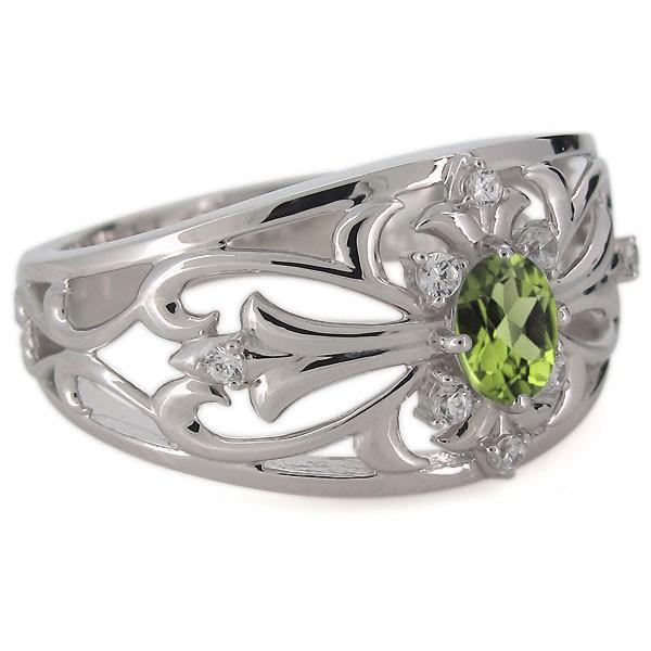 プラチナ　ペリドット　ダイヤモンド 01.jpg