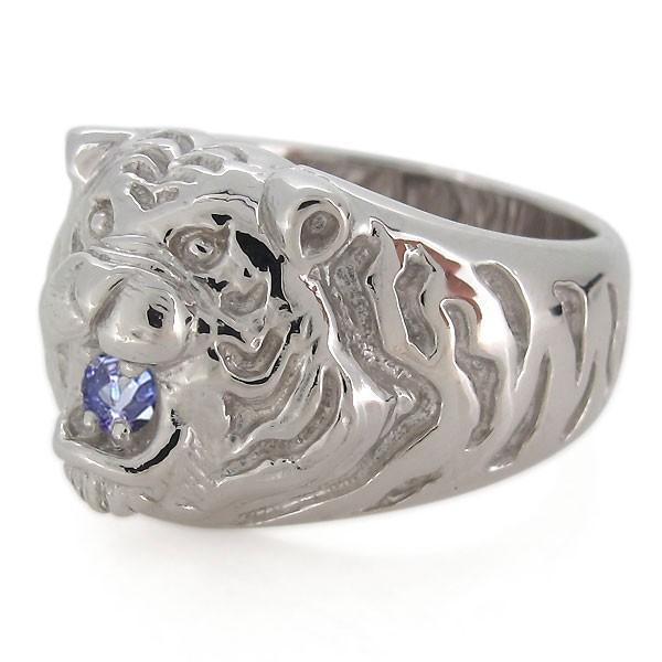 人気セール，安い 虎 タイガー 指輪 18金 リング メンズ 天然石