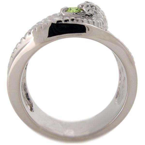 ⭐️完成品⭐️ リング コブラ 蛇 メンズリング 指輪 10金 ペリドット へび 【I3953449633】(142218円)