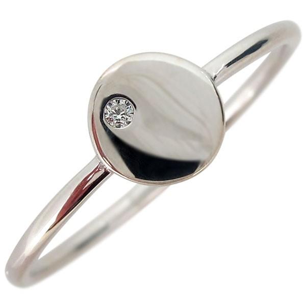 限定製作 指輪 プラチナ シンプル 華奢 ダイヤモンド ピンキーリング 幾何学 最安値挑戦 Www sciences Africa