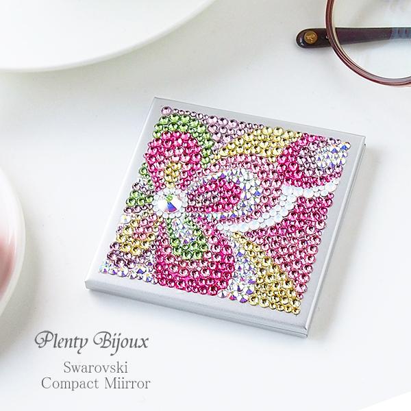 SWAROVSKI（スワロフスキー） コンパクトミラー スワロフスキーデコ