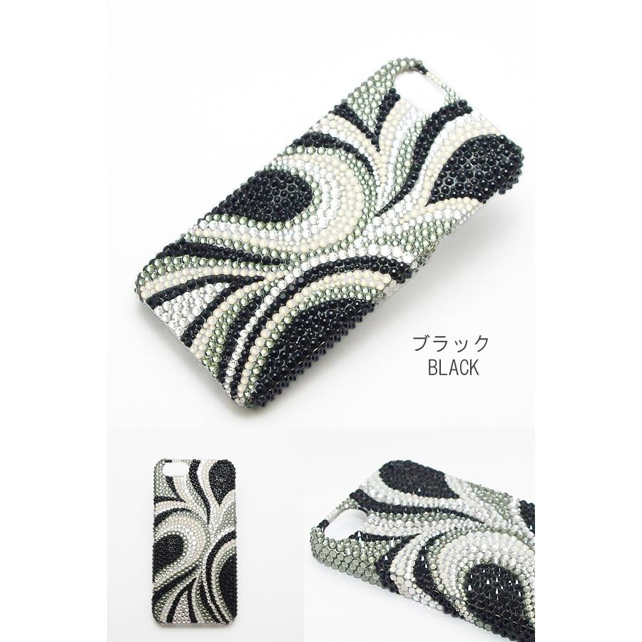 SWAROVSKI（スワロフスキー） スマホケース デコ ラインプッチ柄