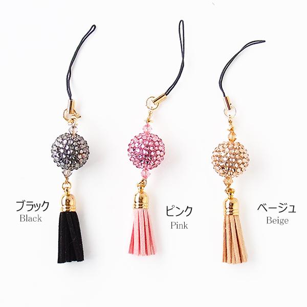 SWAROVSKI スマホストラップ 携帯アクセサリー 大きめ スワロ