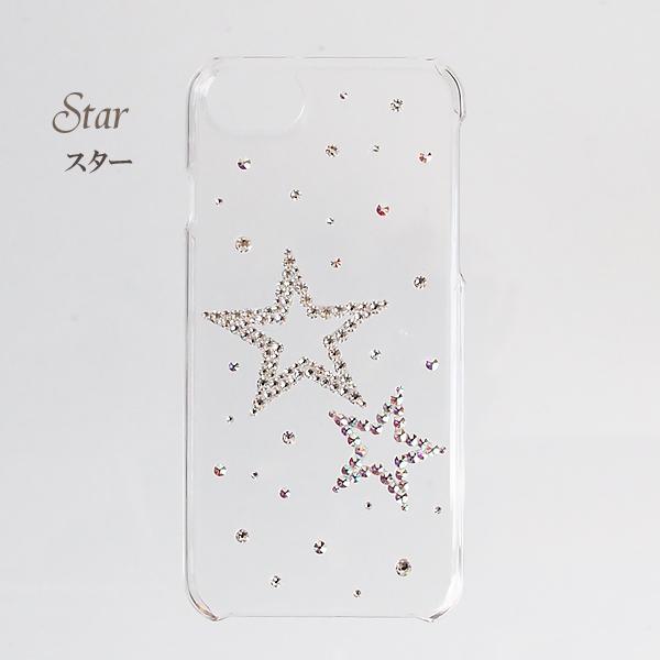 SWAROVSKI スマホケース スワロフスキー ハート 星 デコ iPhone SWAROVSKI スマホケース スワロフスキー ハート 星 デコ iPhone