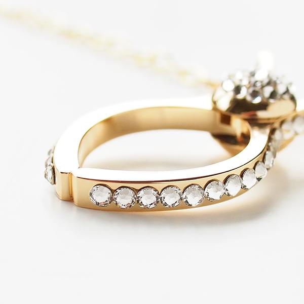 SWAROVSKI（スワロフスキー） グローブホルダー イニシャルモチーフと