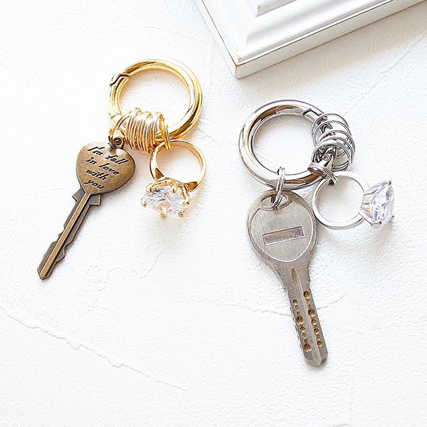 SWAROVSKI キーリング レディース キュービックジルコニアの指輪