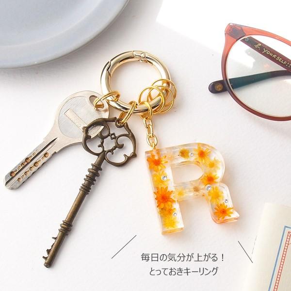 SWAROVSKI（スワロフスキー） キーリング レディース お花のイニシャル