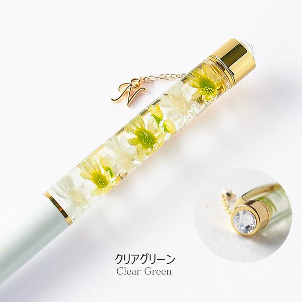 SWAROVSKI ハーバリウム ボールペン 完成品 イニシャル SWAROVSKI ハーバリウム ボールペン 完成品 イニシャル