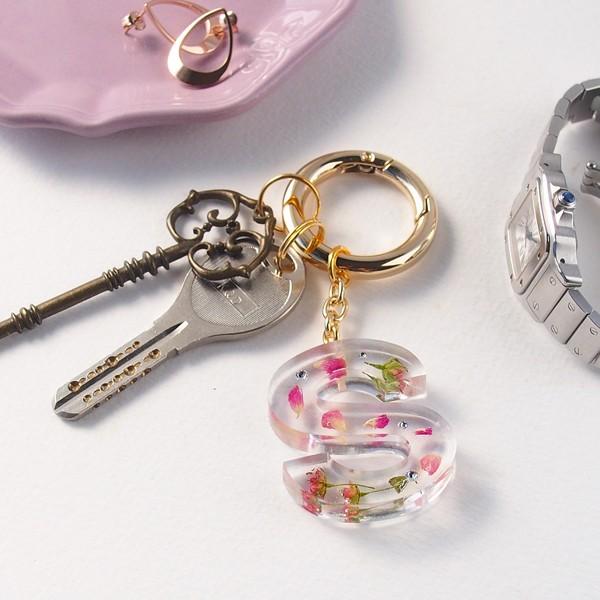 SWAROVSKI（スワロフスキー） キーリング レディース イニシャル