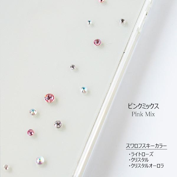 スマホケース スワロフスキー シンプルデコレーション  iPhone15 15pro 14 1４pro 13 12  Xperia １v 10v 10iv 5iv 1iv  5 1  ハードケース｜plenty-shop｜12