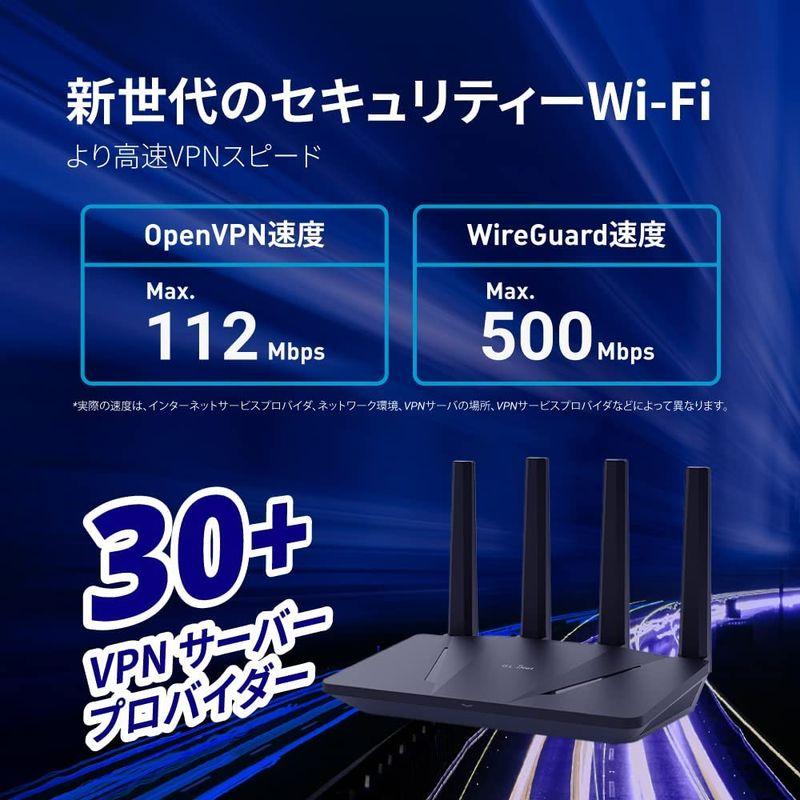 海外GL-AX1800(Flint) WiFi ルーター デュアルバンド ルーター 無線LAN Gigabit 600Mbp 無線LAN 