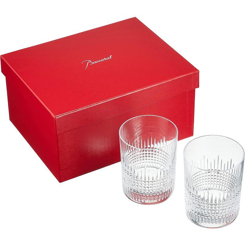 バカラ Baccarat ナンシー NANCY ロックグラス ペア 10.5cm