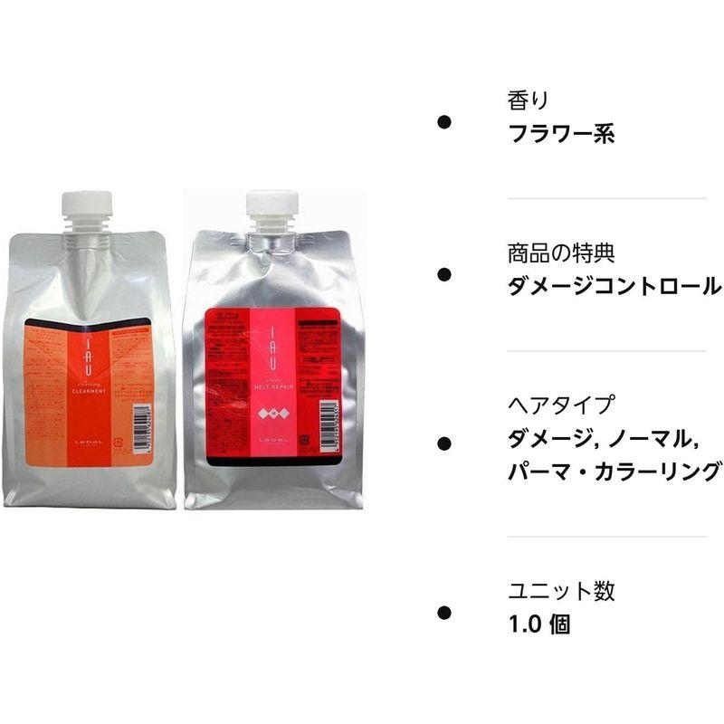 ルベル IAU イオ クレンジング クリアメント（シャンプー）1000ml＆