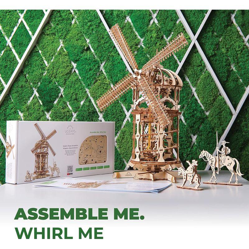限定素材を使用 Ugears ユーギアーズ Tower Windmill 風車 木のおもちゃ 3D立体 パズル 70056 【2073522480】(11981円)