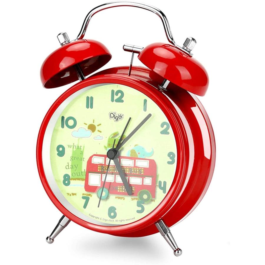 Cestmall 目覚まし時計 アラーム 赤 4インチ ツインベル 置き時計 アナログクォーツ 針時計 卓上時計 連続秒針 大音量 電池式 Plime 通販 Yahoo ショッピング