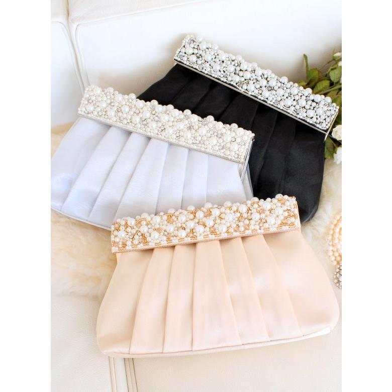 パーティーバッグ 大きめ 結婚式 バッグ サブバッグ クラッチバッグ