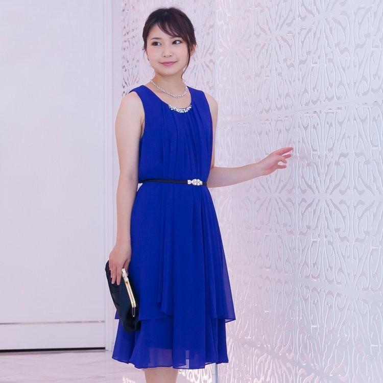 パーティドレス ワンピース 結婚式 親族 披露宴 おしゃれ フォーマル お呼ばれ カラードレス 二次会ドレス ワンピ 上品 ママ 3 5003 3 ロイヤルブルー 3 5003 3 Pliqua ヤフーショッピング店 通販 Yahoo ショッピング