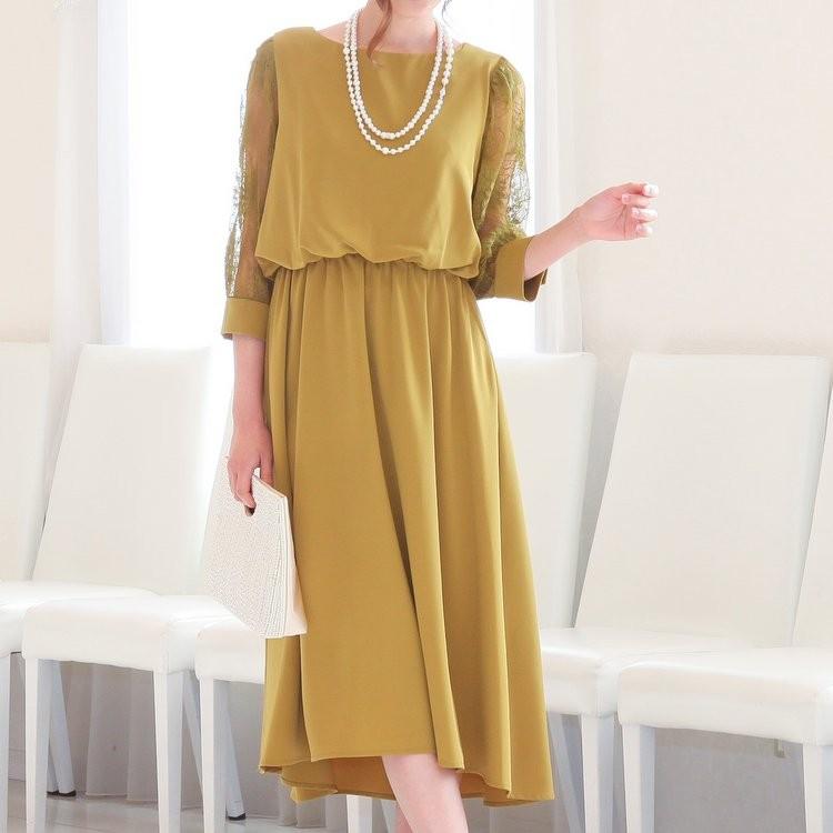 Pliqua パーティドレス ドレス 結婚式 親族 服装 披露宴 おしゃれ フォーマル お呼ばれ カラードレス 二次会ドレス ワンピ 上品 3 5011 2 マスタード 3 5011 2 Pliqua ヤフーショッピング店 通販 Yahoo ショッピング