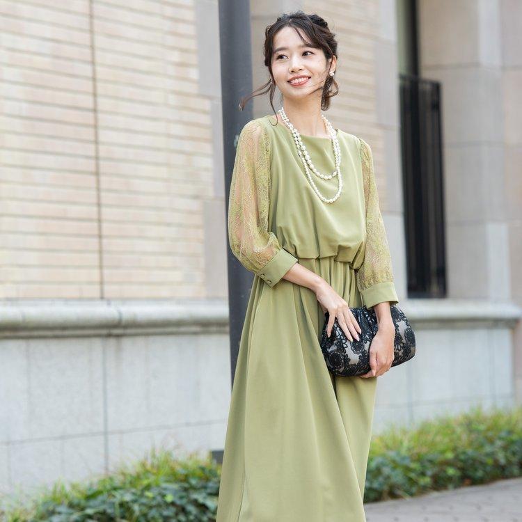 セレモニー ワンピース ワンピ ロング ドレス 大人 シック おしゃれ 卒業 入学 卒園 入園 式 レース 上品 ロング丈 ドレス ママ 母 3 5011 5 モーブグリーン 3 5011 5 パーティードレス通販pliqua 通販 Yahoo ショッピング