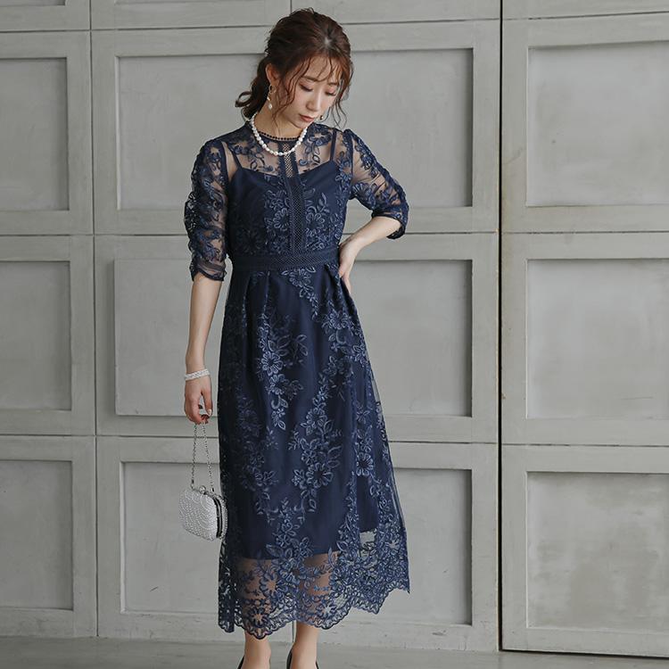 パーティードレス / 結婚式 /お呼ばれドレス /二次会 パーティードレス 結婚式 二次会 服装 親族 披露宴 謝恩会 卒業