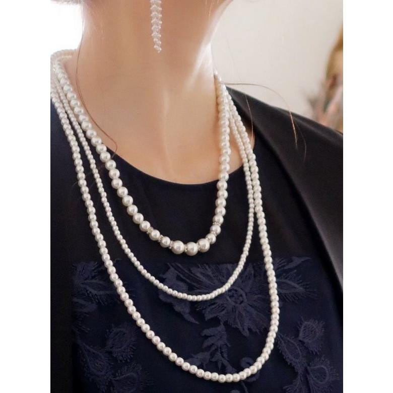 PLIQUA パールネックレス 結婚式 ネックレス レディース PLIQUA パールネックレス 結婚式 ネックレス レディース