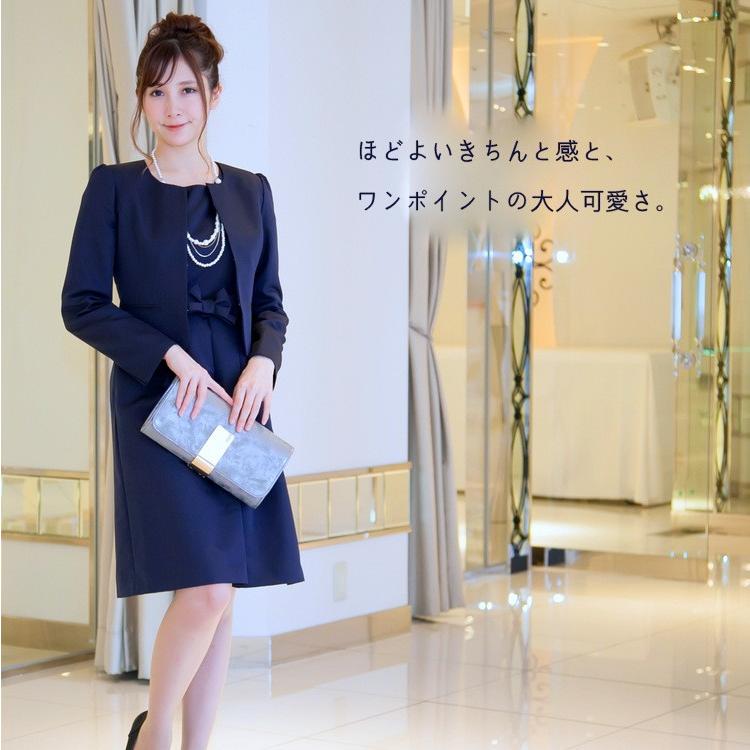 セレモニー スーツ おしゃれ 50代 40代 30代 卒業式 入学式 卒園式 入園式 大きいサイズ 上品 ビジネス ママ 母 ワンピ スーツ 日本製 5 3102 ネイビー 5 3102 Pliqua ヤフーショッピング店 通販 Yahoo ショッピング