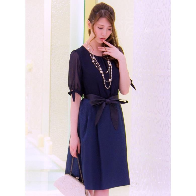 PLIQUA パーティードレス 日本製 ワンピース 結婚式 親族 披露宴  