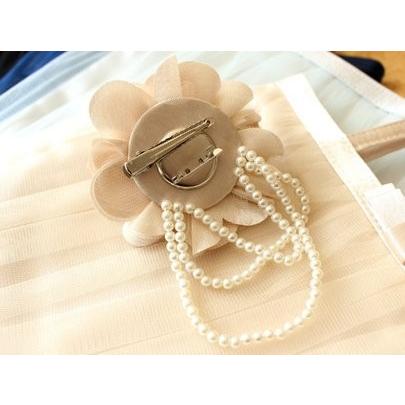 PLIQUA（プリカ） 結婚式 サブバッグ コサージュ付きサブバッグ
