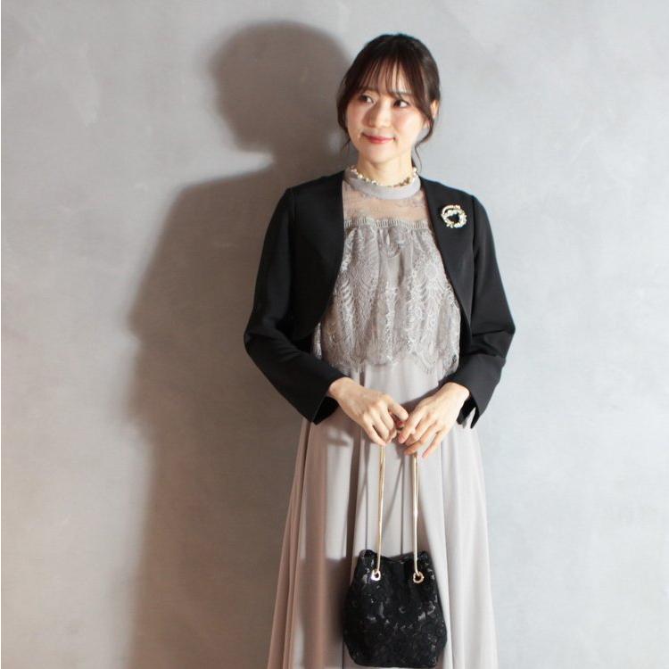 新品未使用☆特選お洒落羽織☆プレタ☆黒色⭐︎透け感⭐︎幻の羽織⭐︎裄70 PLIQUA（プリカ） ドレス 羽織り お呼ばれ ボレロ ジャケット 成人式