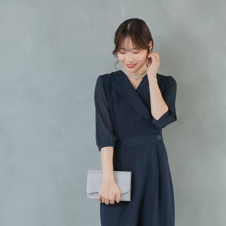 パンツドレス 結婚式 服装 お呼ばれパンツ オールインワン 大きいサイズ 会社パーティー かっこいい パンツコーデ 20代 30代 40代 七五三 ママ 卒業式 母親_2
