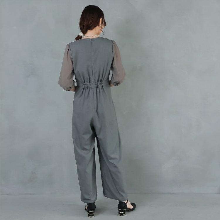 パンツドレス 結婚式 服装 お呼ばれパンツ オールインワン 大きいサイズ 会社パーティー かっこいい パンツコーデ 20代 30代 40代 七五三 ママ 卒業式 母親_8