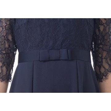 パーティードレス 結婚式 親族 服装 ワンピース 披露宴 謝恩会 ドレス七五三 母親 大きいサイズ レースドレス 上品 30代 40代 50代 おしゃれ j-5-9100op_17