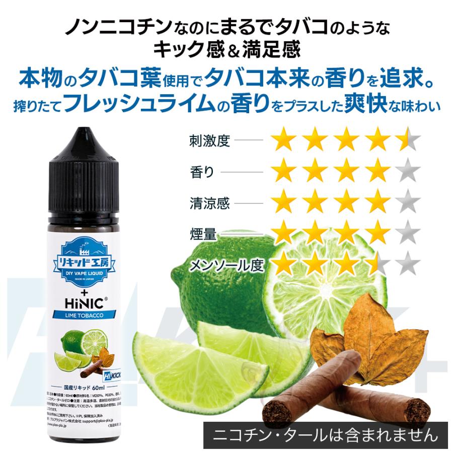 HIKICK＋ プルプラリキッド工房×HiNICコラボ HiNIC配合リキッド 60ml