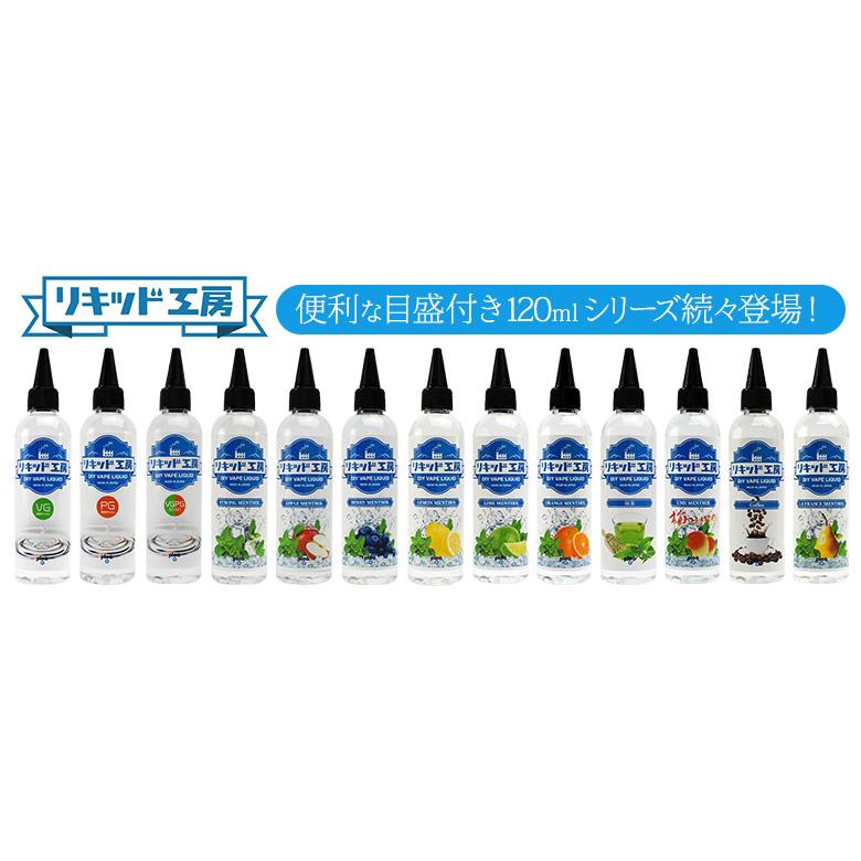 国産 電子タバコ リキッド リキッド工房 プレミアム 青りんご 120ml 大容量シリーズ  国産 VAPE｜ploo-pla｜05