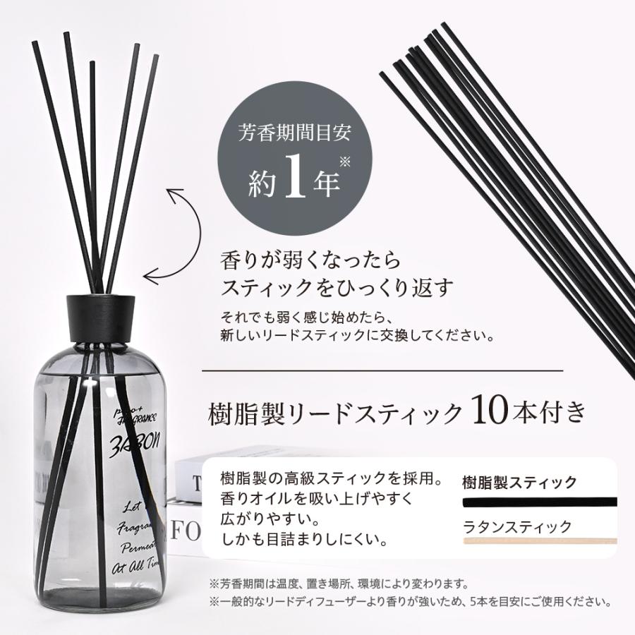 プルプラ ZABON ルームフレグランス リードディフューザー お財布にやさしい 大容量 1000ml 約1年分 芳香剤 スティック付 インテリア おしゃれ 人気 プレゼントの画像