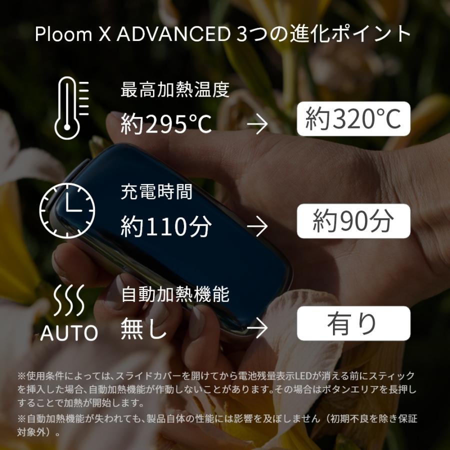 プルームエックス アドバンスド（Ploom X ADVANCED）・ファブリックバックカバーセット＜シルバー×ブラック＞/ 加熱式タバコ たばこ 本体 デバイス｜ploom｜12