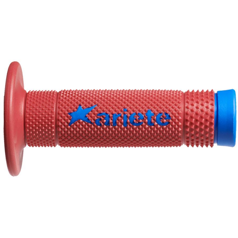 [特価品]アリート VULCAN OFF GRIPS BLU/RED スーパーソフト/115mm/非貫通 02643-AR | 
