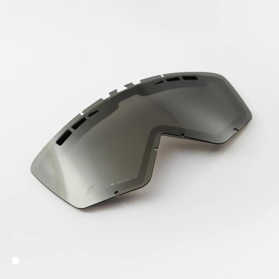 ariete (アリート) オプション シルバークロームレンズ CAT.2 ダブルベンチレーション ピン無し Adrenaline、RC Flow、Mudmax Puravida ゴーグル用 12961-DCSV | 