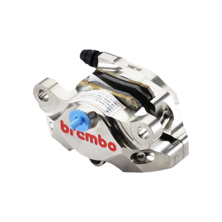 brembo (ブレンボ) GP2-SS CNC 2P リアキャリパー ニッケルコーティング レッドロゴ Φ34 取付ピッチ:84mm 120-A441-40の画像