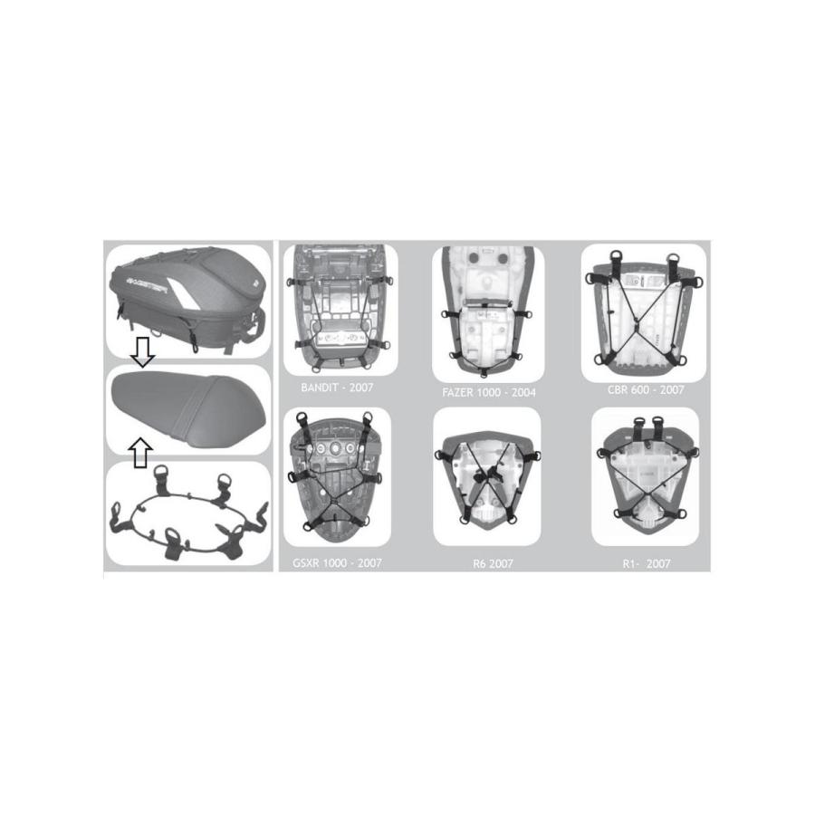 BAGSTER (バグスター) シートバッグ スパイダー シート用 4899B1 |  | 06