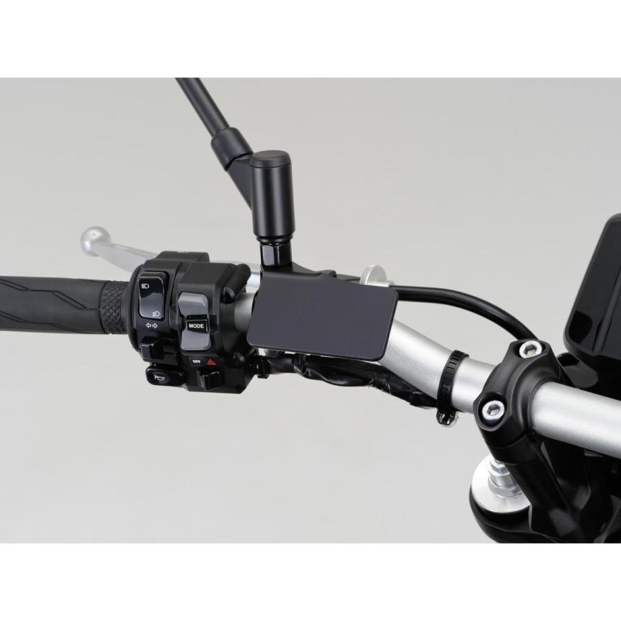 Daytona (デイトナ) デジタルメーター トリツケステー Lガワ ブラック M10 37059 | DAYTONA（バイク用品） | 02