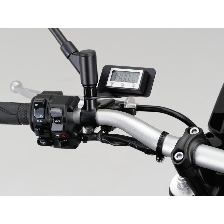 Daytona (デイトナ) デジタルメーター トリツケステー Lガワ ブラック M10 37059 | DAYTONA（バイク用品） | 03